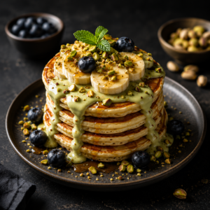 Pistachio Pancakes