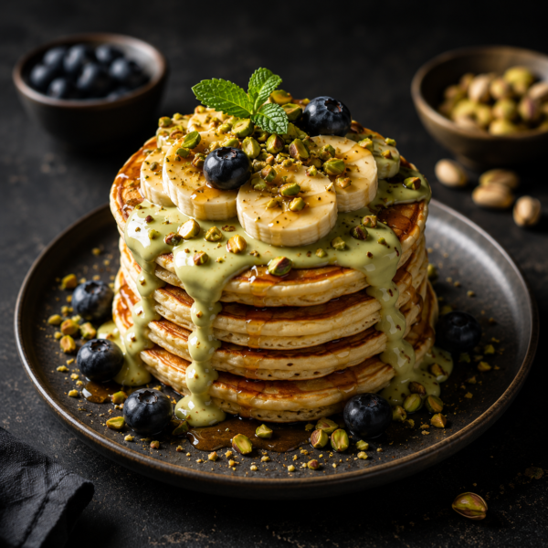 Pistachio Pancakes
